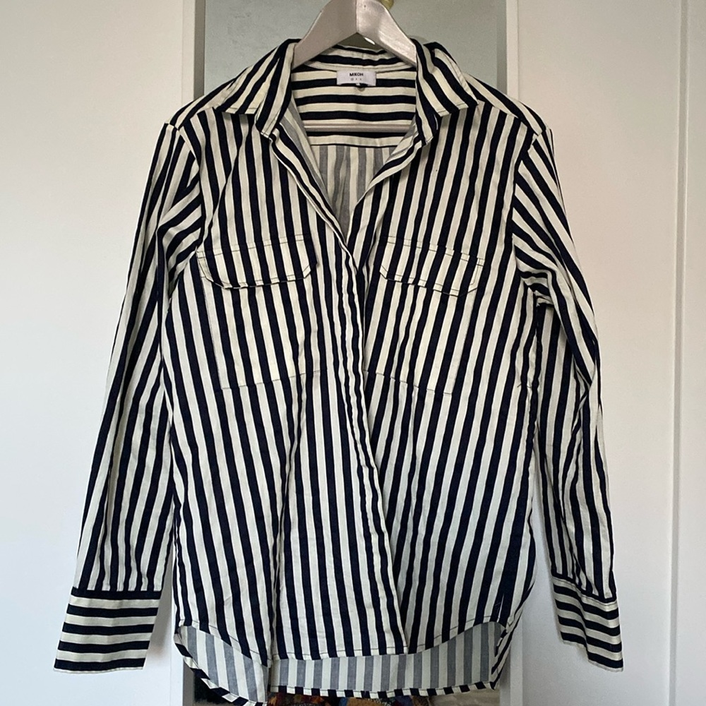 Mikoh Rotuma striped button down
